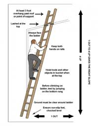 ensure ladder safety on the golf course