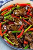 What kind of meat is pepper steak made from?