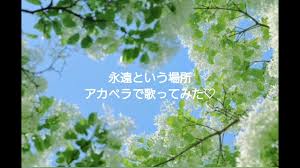 アカペラ】杏子さんの「永遠という場所」を歌ってみた♡声枯れ注意🏜 - YouTube