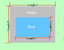 Pool Concrete Patio Calculator