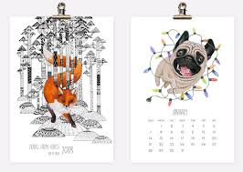 10 creative 2018 calendar designs for
