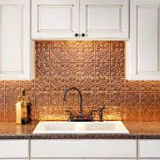Your local tile contractor could charge you a. Fasade Traditional Style 1 Polished Copper 15 Square Foot Backsplash Kit Overstock 10354571