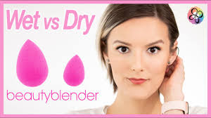 beauty blender wet vs dry you