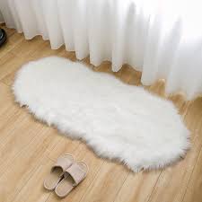 white faux sheep fur carpet furniture