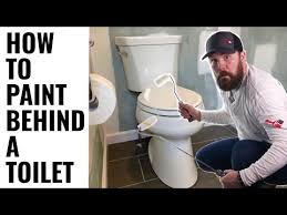 How To Paint Behind A Toilet