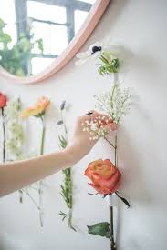how to make a diy flower wall