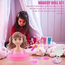 princess hair styling head doll playset