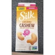 silk cashewmilk unsweet calories