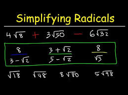How To Simplify Radicals