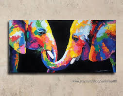 Elephant Painting Canvas Painting