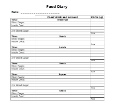 Daily Work Journal Template Word Food Printable For Free Weekly