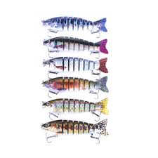 2019 Brand High Quanlity 8 Segments Trolling Dive Curve Fishing Bait 18g 12 7cm Simulation Bleeding Fish Swimming Bass Crankbaits Lure From Bass_lure