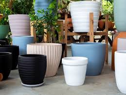 Various Colorful Ceramic Plant Pots