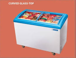 Curved Glass Top Deep Freezer 551