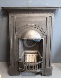 Reclaimed Cast Iron Fireplace Simple
