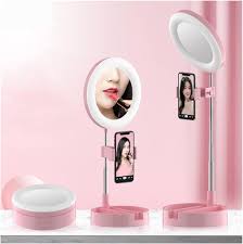led desktop makeup mirror selfie light