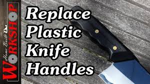 how to make knife handles from br