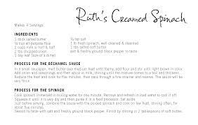 ruth s creamed spinach