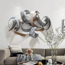 47 2 Large Modern 3d Metal Wall Decor