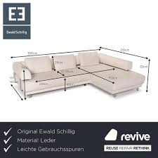 Find many great new & used options and get the best deals for ewald schillig butterfly fabric sofa grey corner sofa couch at the best online prices at ebay! Ewald Schillig Brand Face Weiss Ecksofa Leder Revive