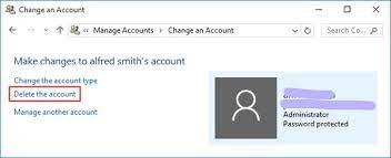 how to remove microsoft account from