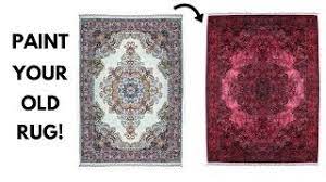 no hle dye a rug with regular latex