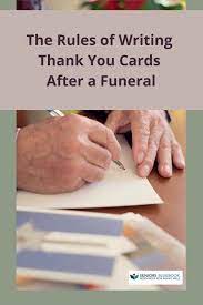 thank you cards after a funeral