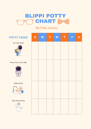 free blippi potty chart in