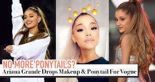 ariana grande drops her ponytail for