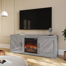 Belleze Fireplace Tv Stand Media