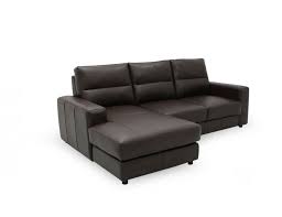 tres l shape leather sofa with high