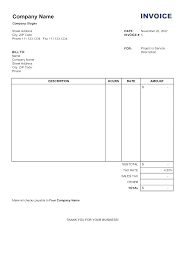 Invoice Template For Freelance Work