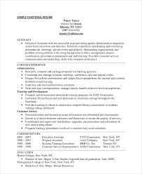 A functional resume is a resume format that primarily showcases a candidate's skills. Free 9 Functional Resume Samples In Pdf Ms Word