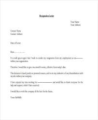 53 resignation letter templates in pdf