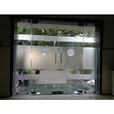 Glass Hinged Office Entrance Door
