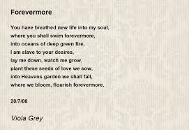 forevermore poem by viola grey
