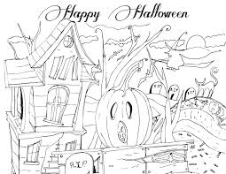 Free printable halloween coloring pages suitable for toddlers and preschool and kindergarten kids to print and color. Happy Halloween Coloring Page Northern News