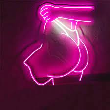 Amazon.co.jp: ネオンサインの女性お尻裸の半身LEDウォールネオンライト装飾バーショップパーティークラブホームベッドルームレイブバイブウェディング装飾のためのネオンライト,60*65cm  : おもちゃ
