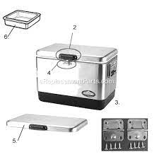 54 quart stainless steel belted cooler