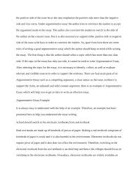 paper on understanding argumentative essay