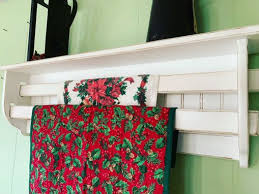 Handmade Quilt Rack And Blanket Shelf