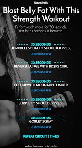 strength workout to blast belly fat