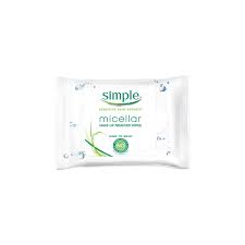 simple micellar make up remover wipes