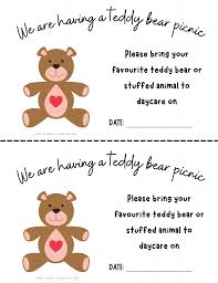 teddy bear picnic pre theme