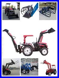 mini garden tractor with backhoe loader