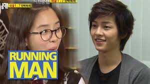 Although he left the show after episode 41 to focus on his acting song ji hyo and song joong ki are also captured on camera chatting, and song joong ki affectionately touches her face. Running Man Ep 12 Best Guest Song Joong Ki Youtube