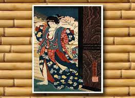 Asian Decor Wall Art Japanese Woman