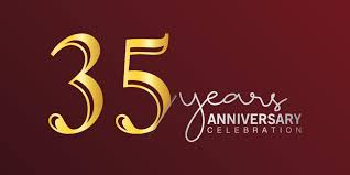 35th anniversary celebration logotype