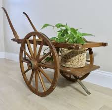 Antique Cart Antique Wood Garden Cart