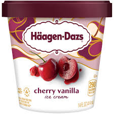 haagen dazs cherry vanilla ice cream